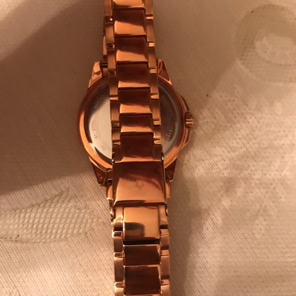 Bulova Classic Diamonds Rose Gold Ladies Watch - Picture 9 of 10